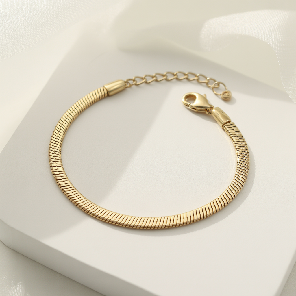 Fluid Grace Snake Chain Bracelet