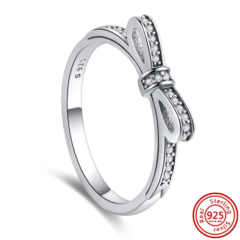 Elegant Sterling Silver No-Tarnish Ring - Waterproof, Hypoallergenic, and Uniquely Designed