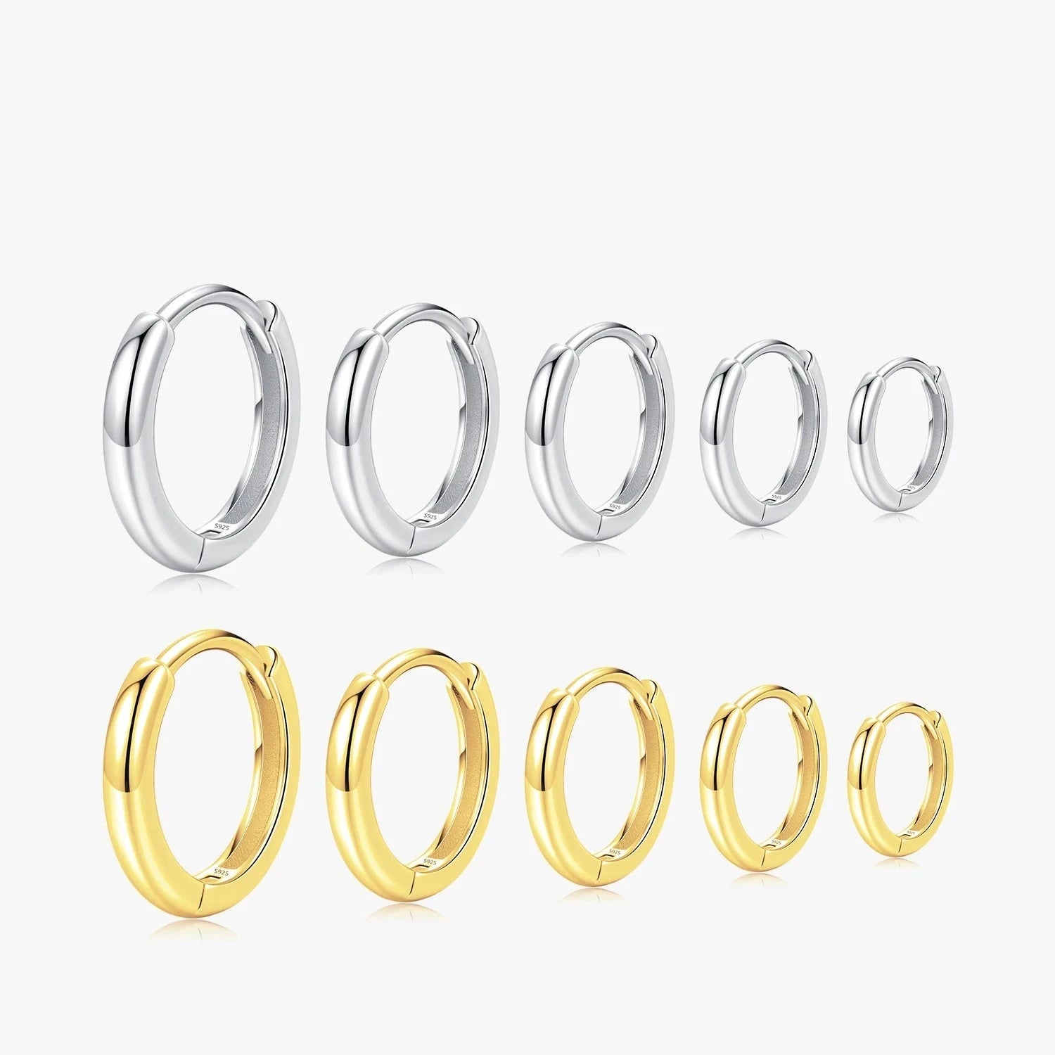 Classic Gold Circle Hoop Earrings