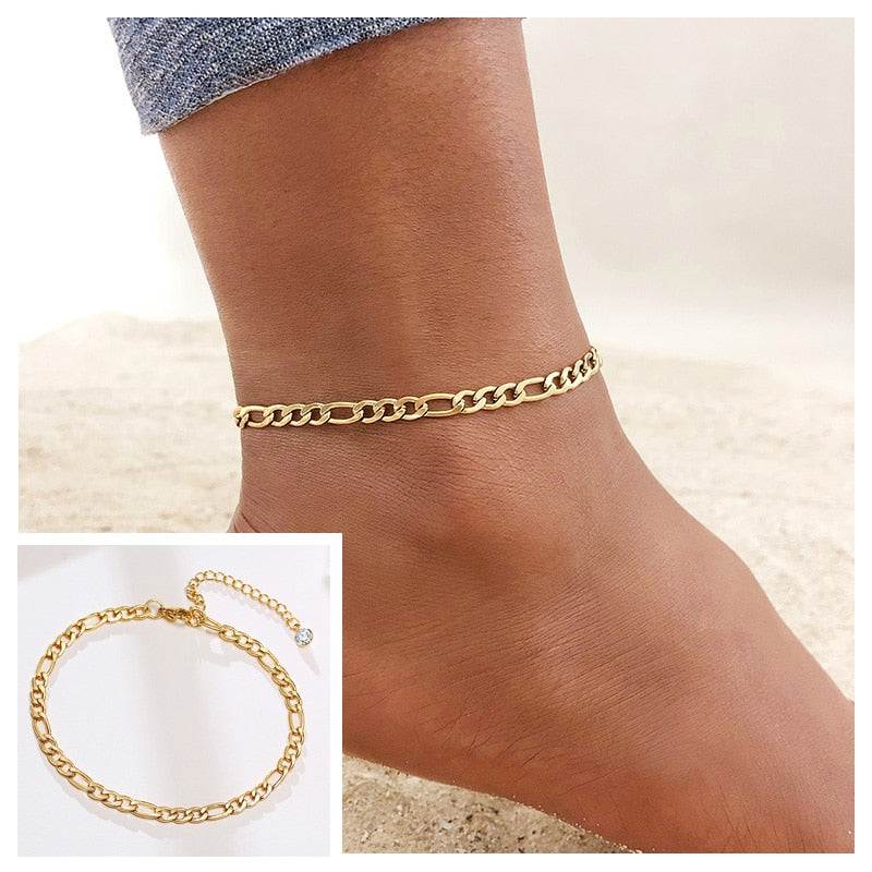 EverShine Adjustable Stainless Steel Anklet