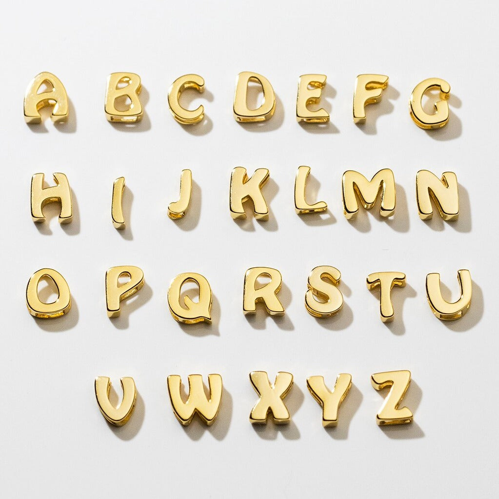 Golden Alphabet Pendant