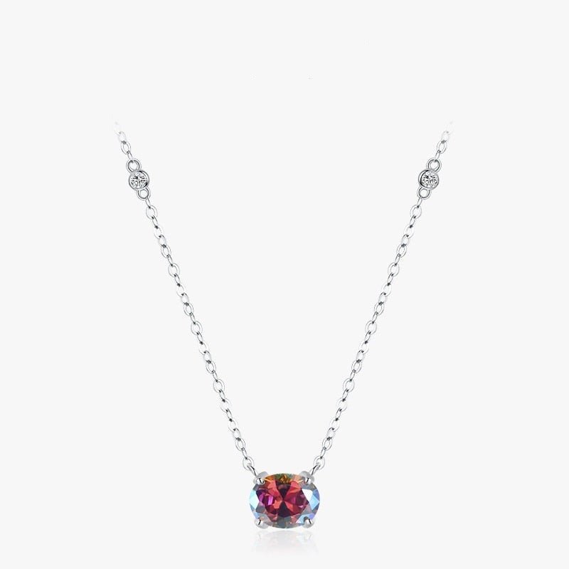 Constance Oval Zircon Necklace - MySilverStandard