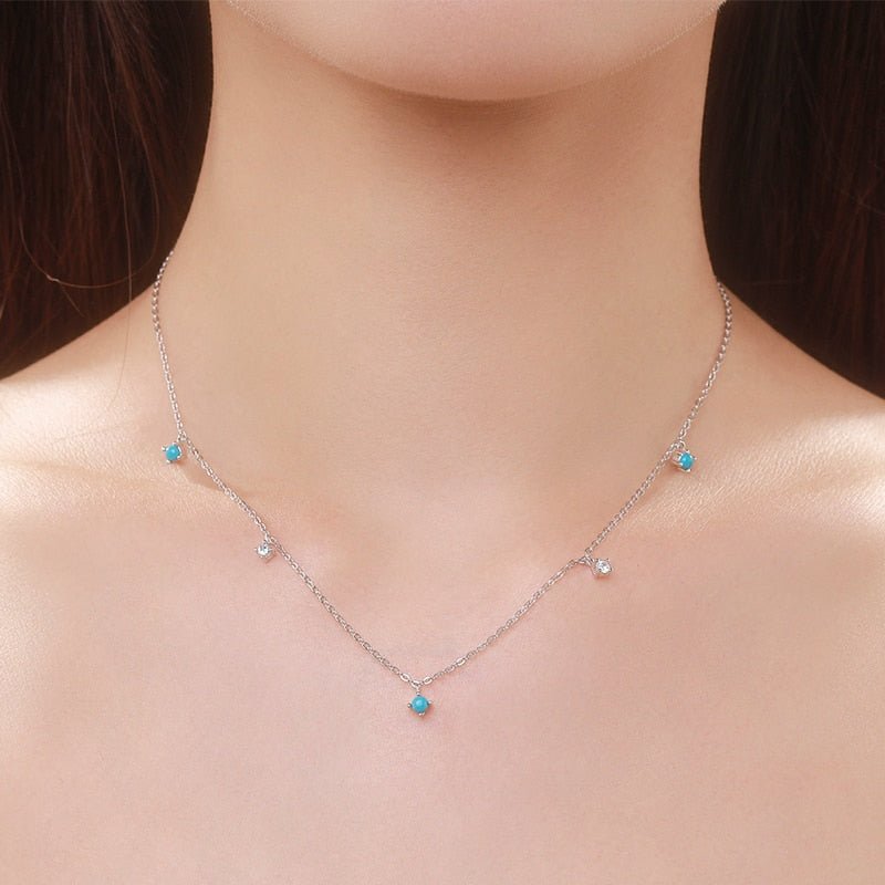 Dannell Multiple Turquoise Necklace - MySilverStandard