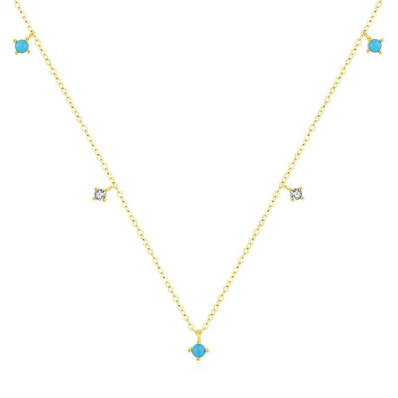 Dannell Multiple Turquoise Necklace - MySilverStandard