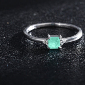 Gianna Emerald Tourmaline ring - MySilverStandard